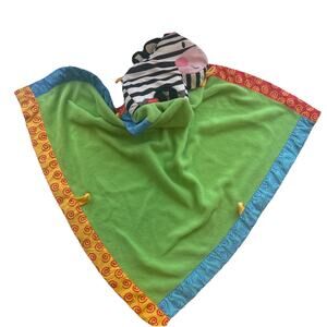 Fisher Price Baby Discover Take A Long Blanket Zebra Lovey